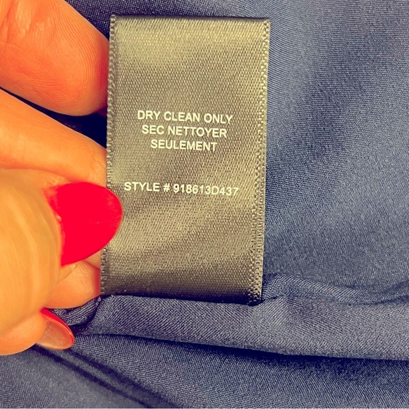 Rebecca Taylor Indigo Tweed Dress, navy blue and white boucle, size 4 - Picture 16 of 16